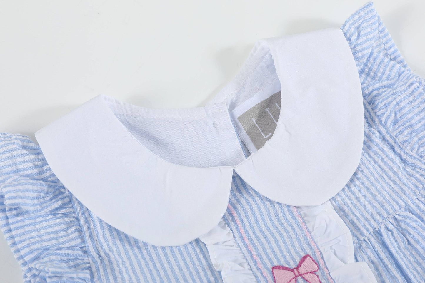 Bow Ruffle Dress 3-6M