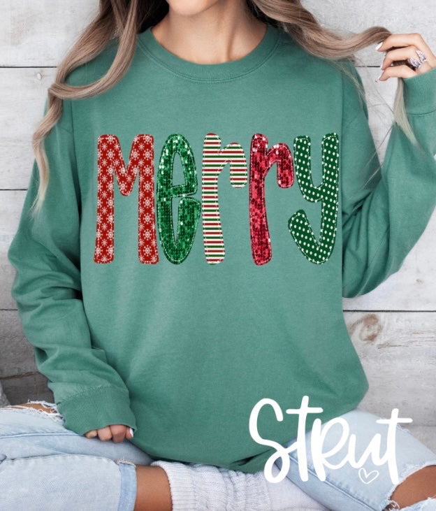 BST Merry Comfort Colors Tee