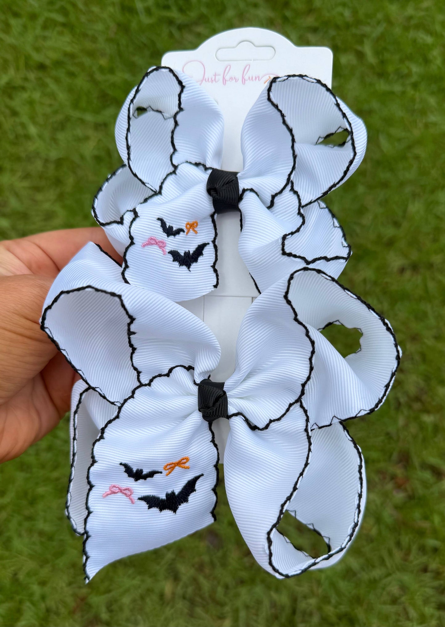 Batty for Bows Hair Bows: 4 inch