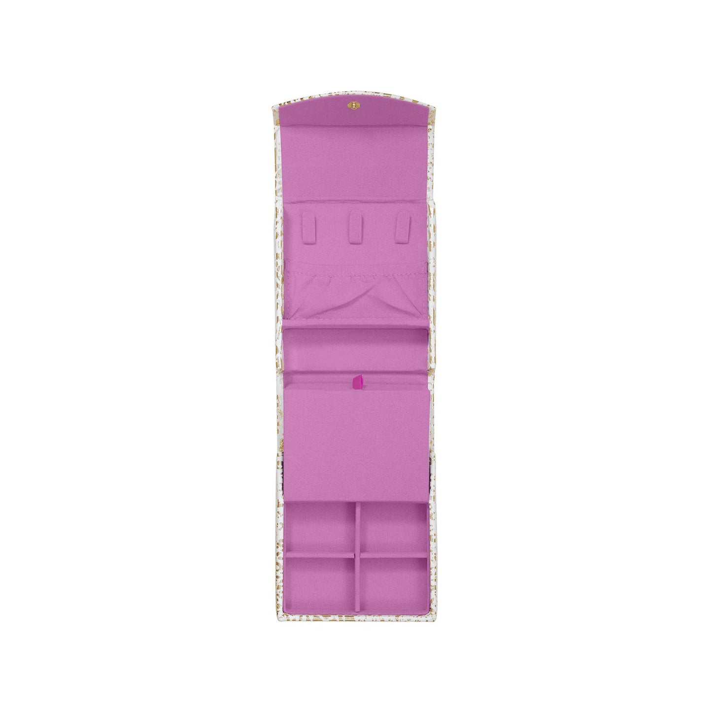 Travel Jewelry Organizer, Gold Pattern Play