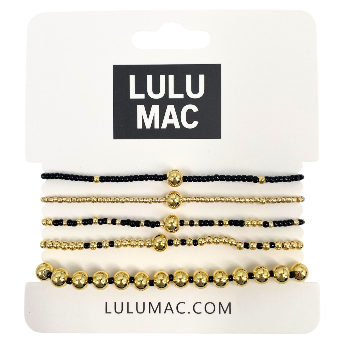 Black and Gold High Quality Bracelet Set