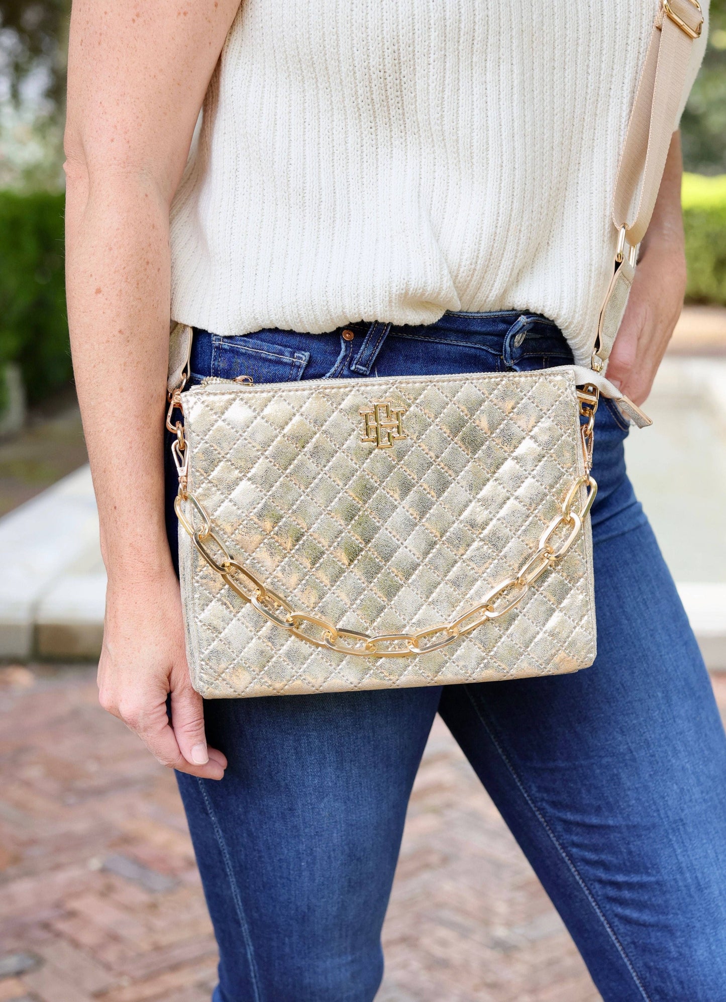Ariana Crossbody - CHAMPAGNE POP