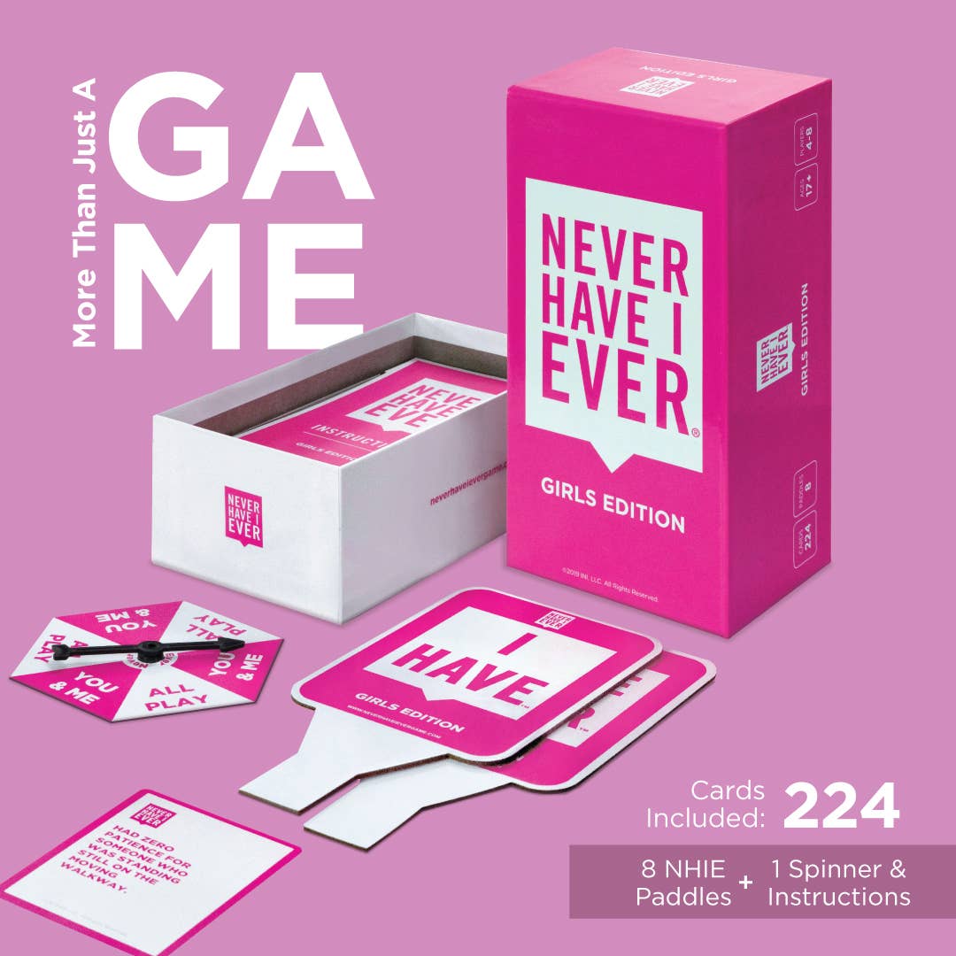 Never Have I Ever, Girls and Bachelorette Party Card Game