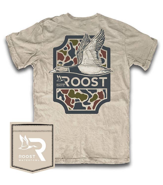 Adult Roost Camo Shield Shirt