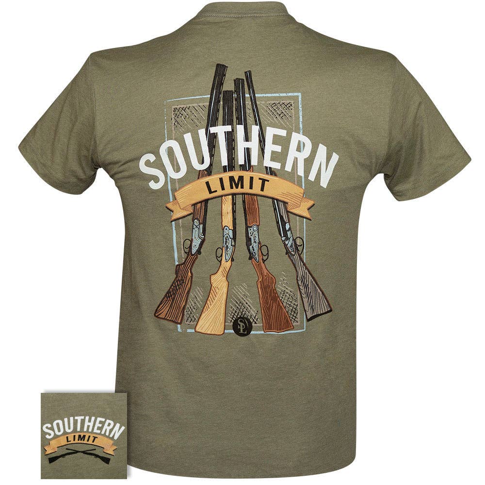 Southern Limit Southern Guns Mens Southern Graphic Tees