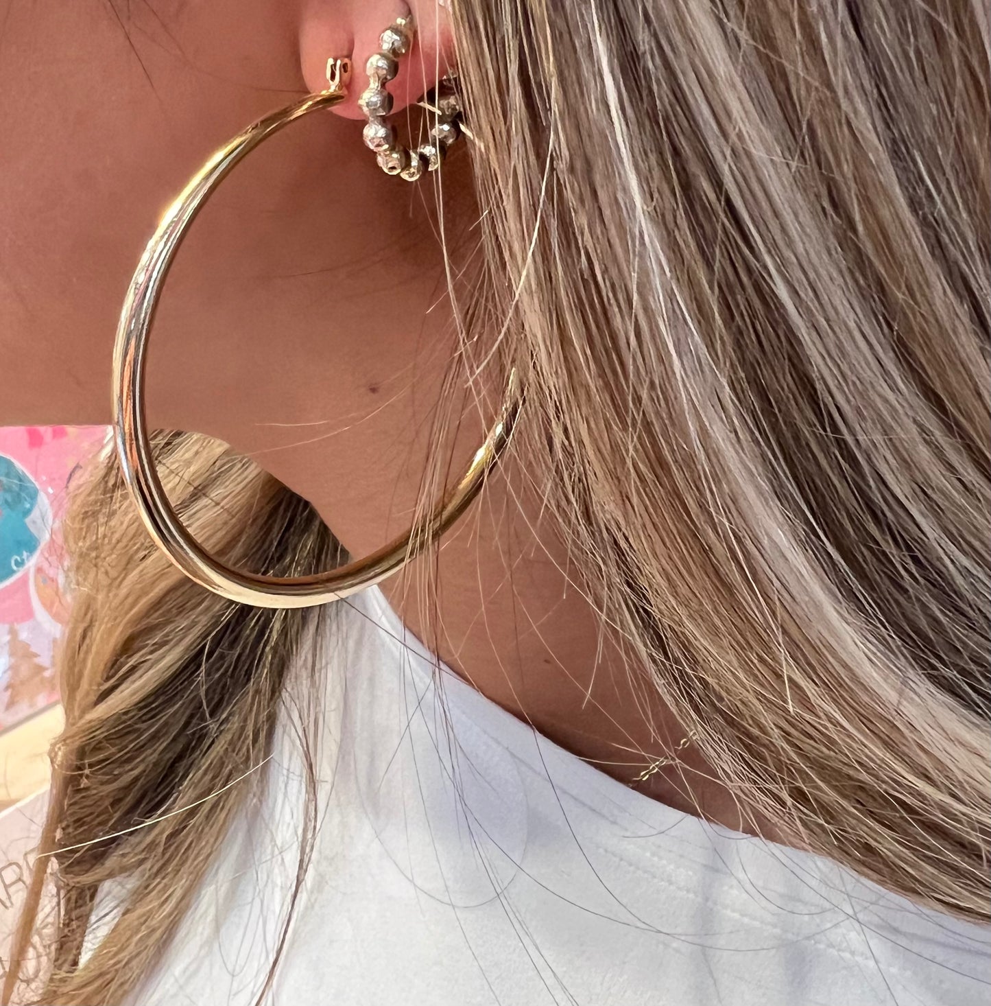 Gold Hoop Earring