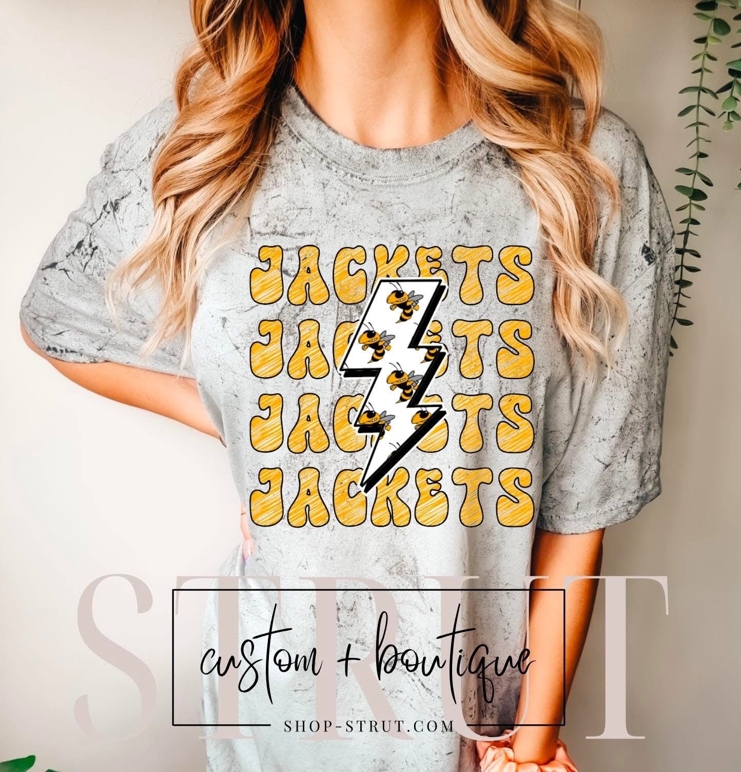Jackets Stacked with Lighting Bolt T-Shirt or Long Sleeve