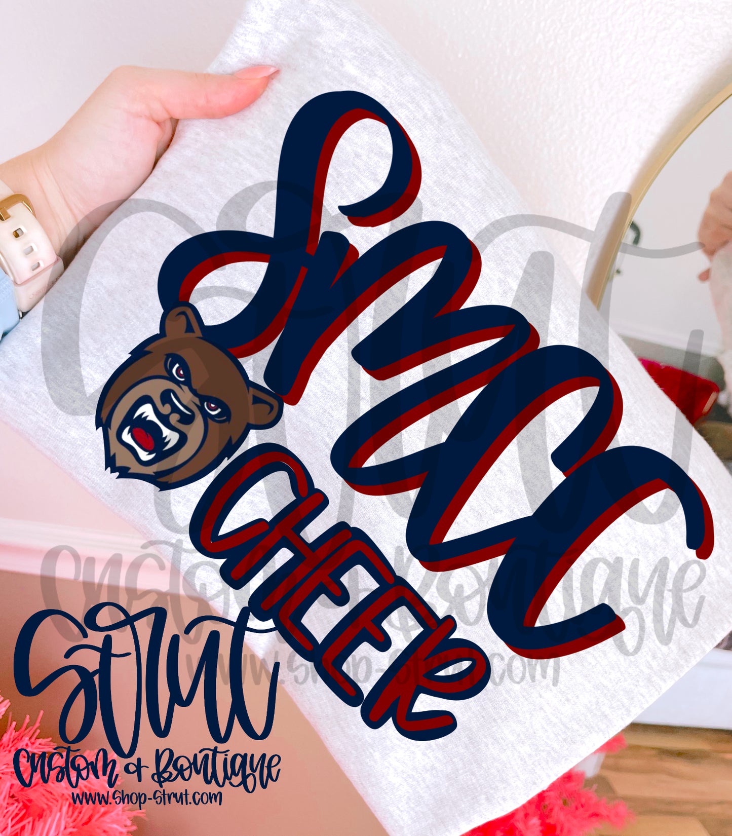 Cursive SMCC Cheer T-Shirt or Long Sleeve