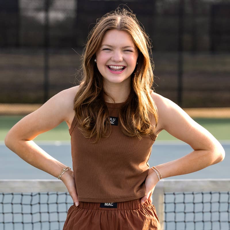 Brown Lulu Mac Tank