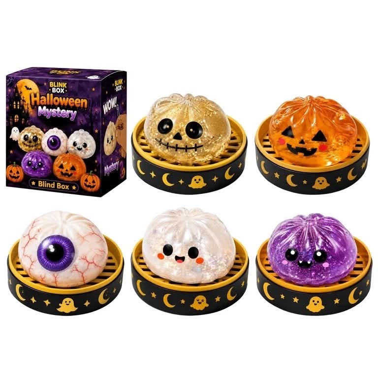 Halloween Squishy Glitter Dumpling
