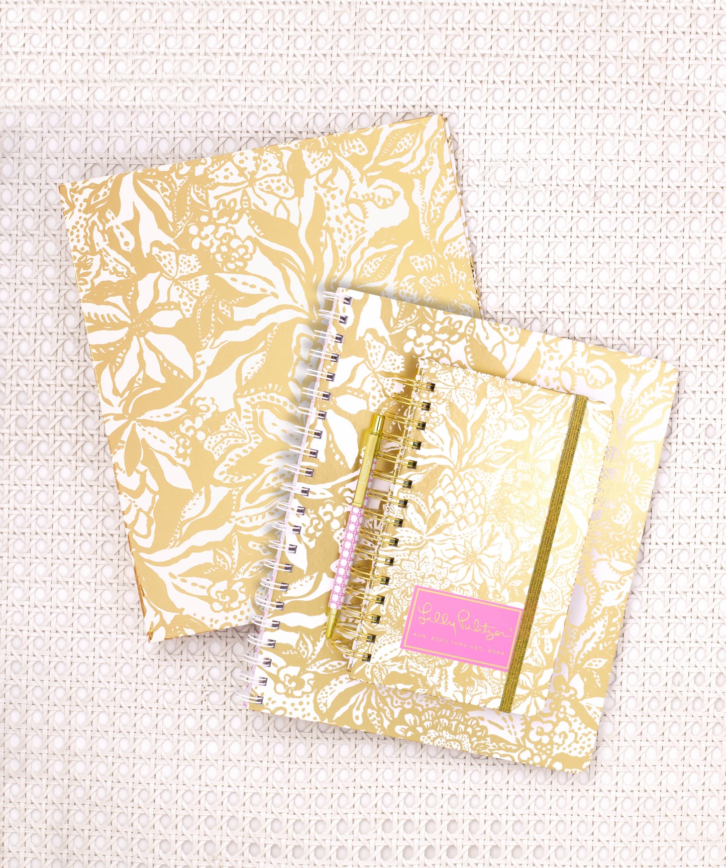 Large Notebook - Safari Sangria Gold