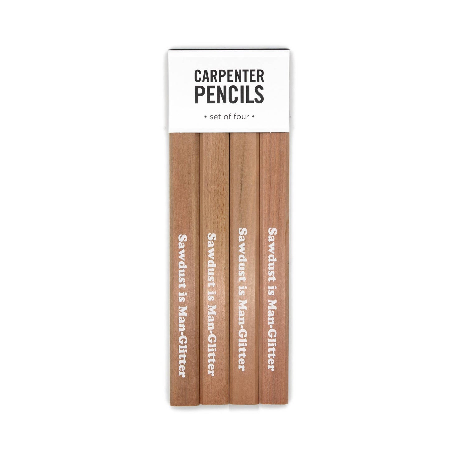 MAN GLITTER CARPENTER PENCIL SET