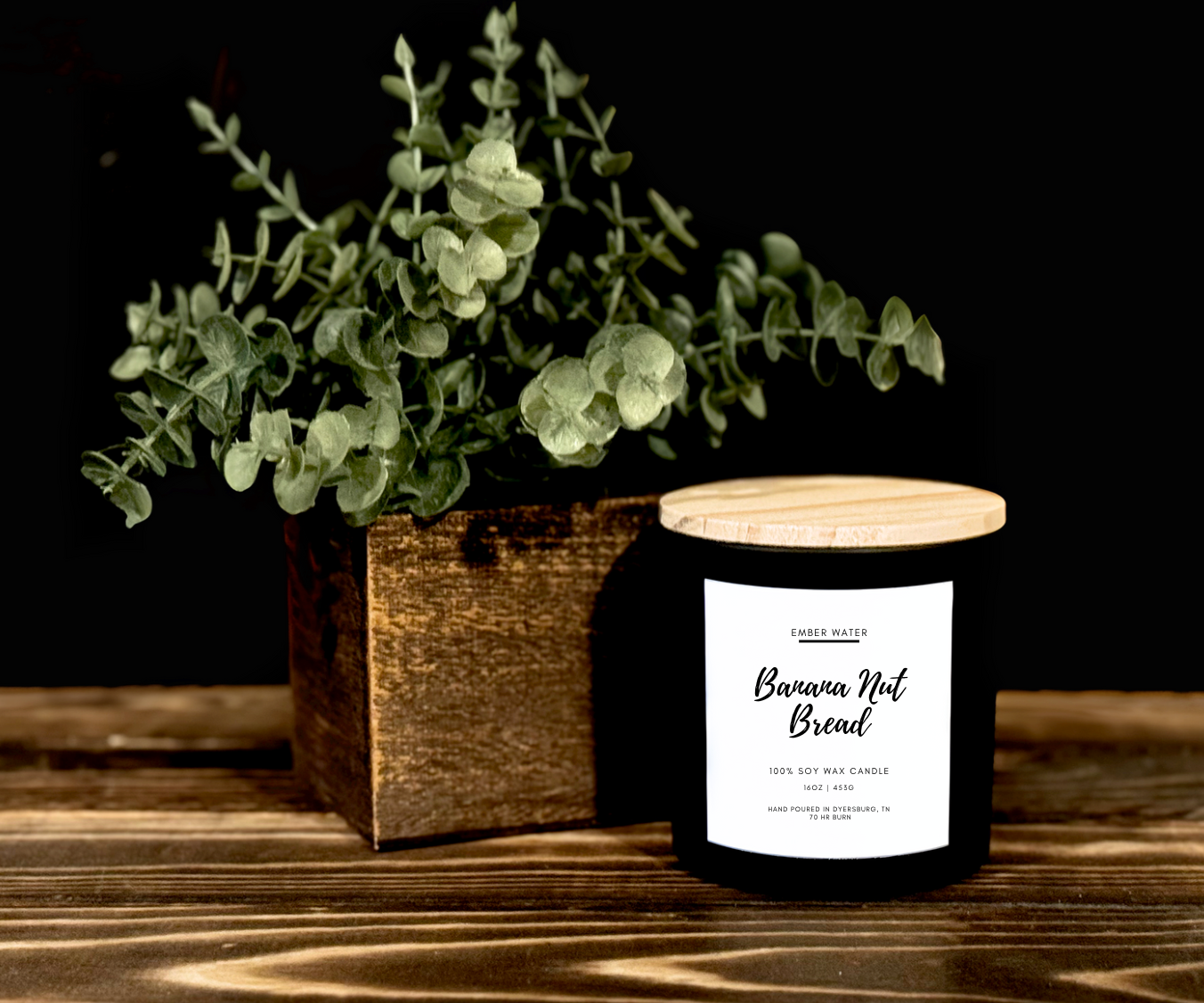 Banana Nut Bread 16 oz 100% Soy Candle