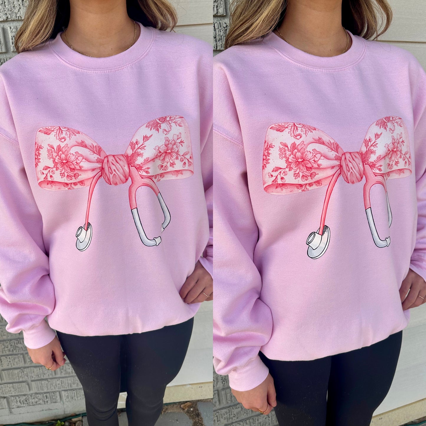 Floral Nurse Bow - Multiple Styles Available