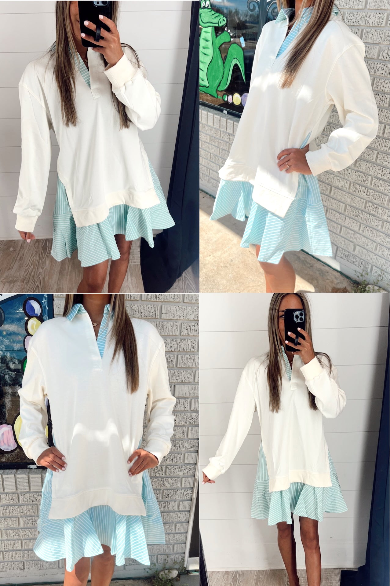 Twofer Pullover Dress