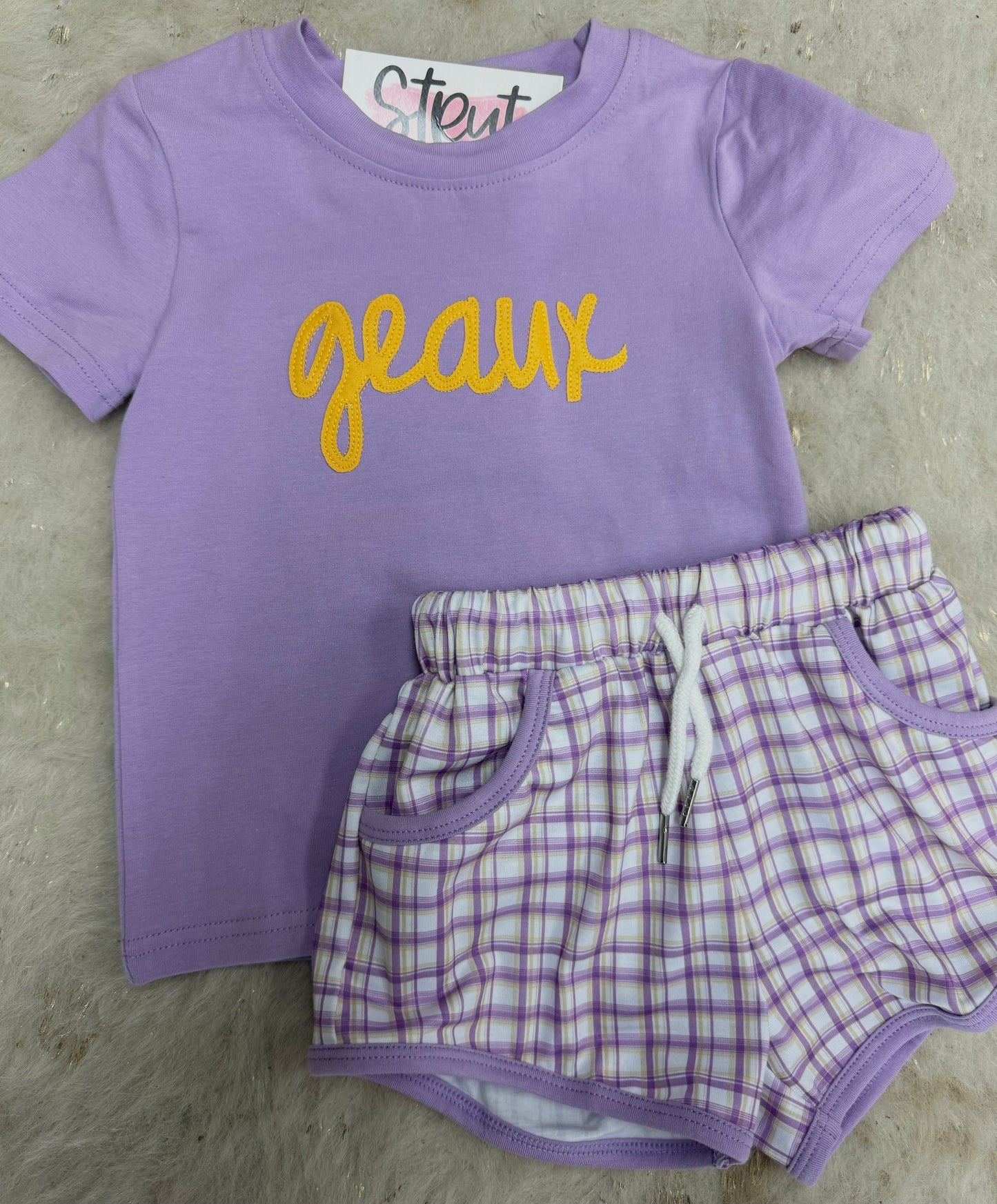 Geaux Boys Short Set