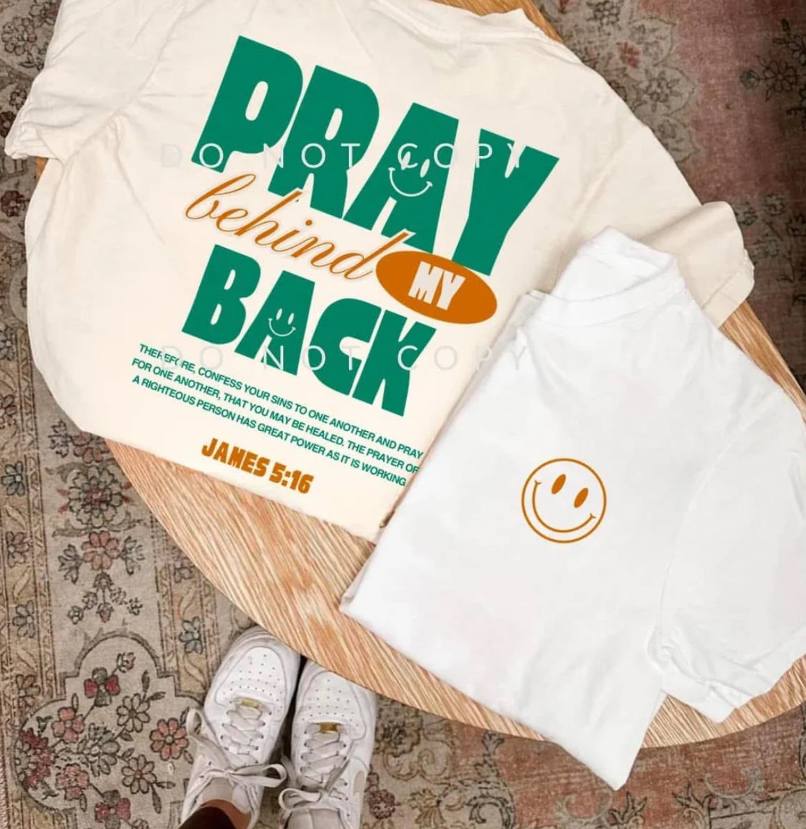 Pray Behind My Back Tee