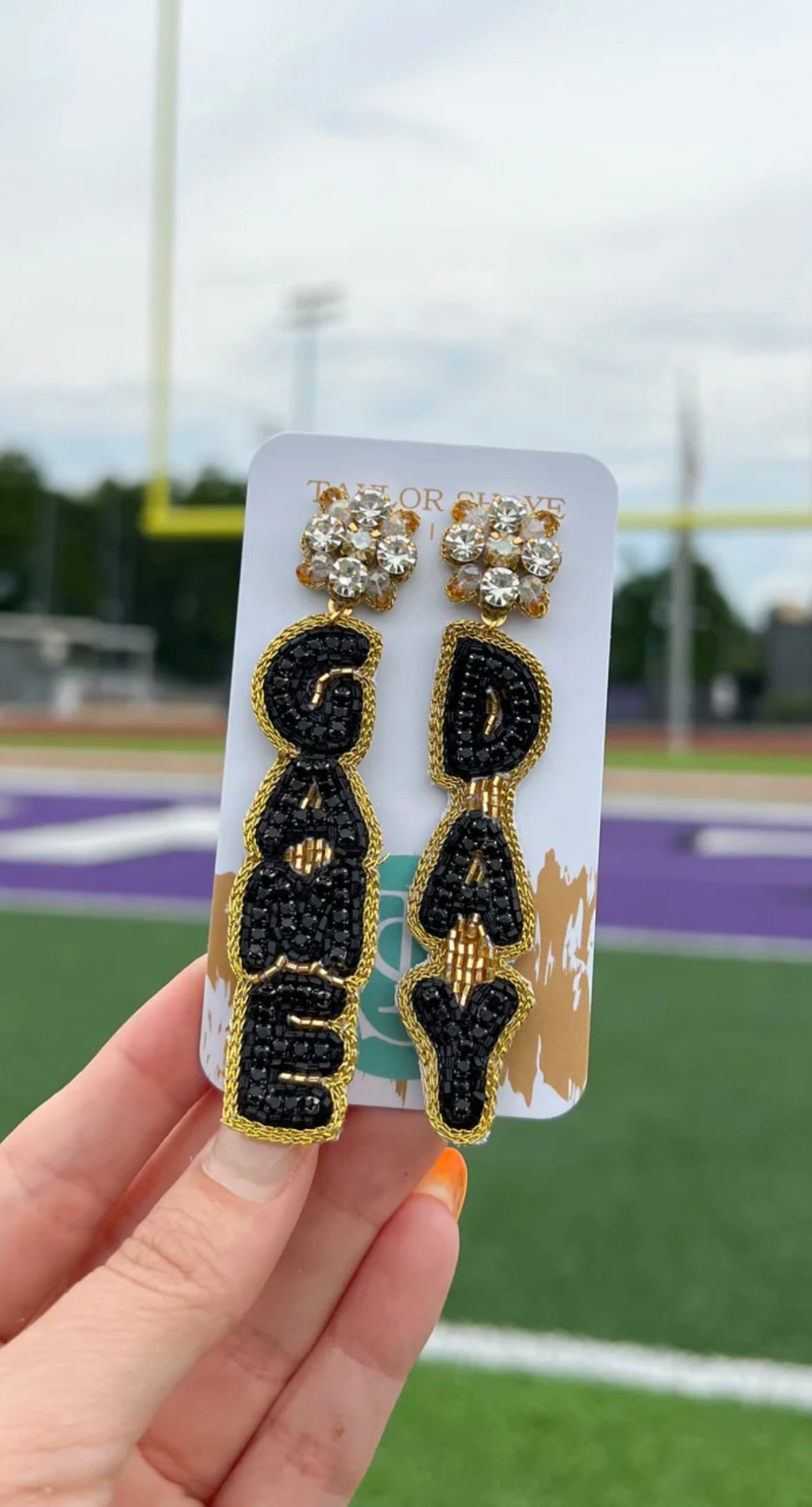 Black/Gold Gameday Drops