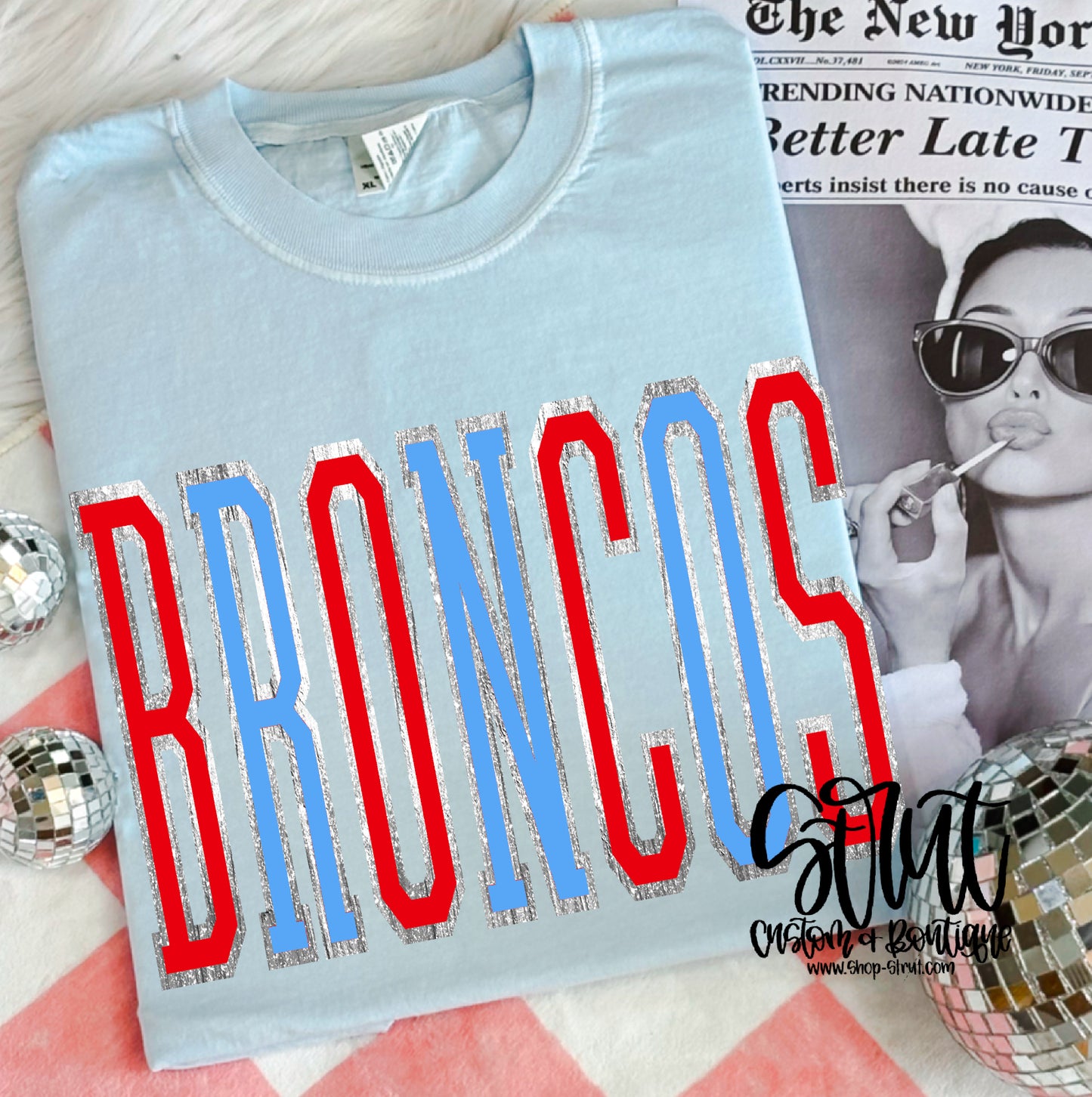 Broncos Tall Mascot Tee