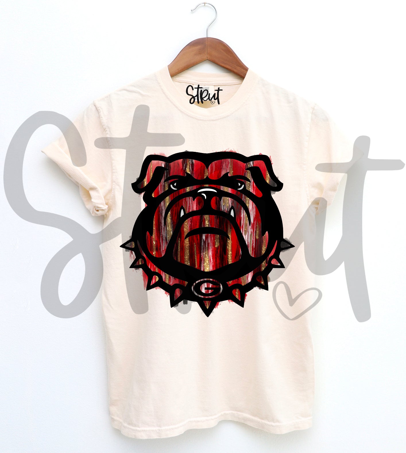 BST Brush Stroke UGA Bulldog