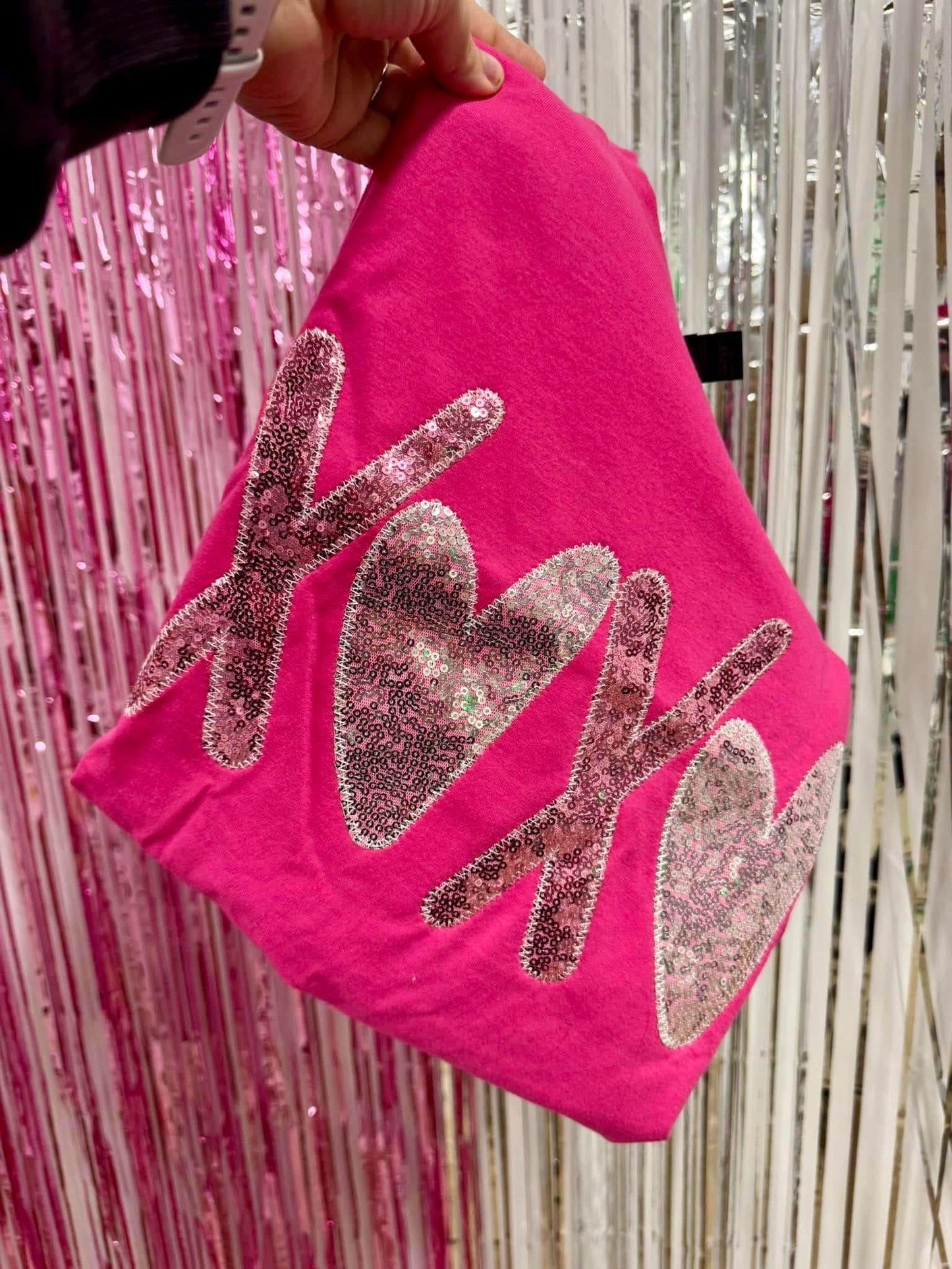 XOXO Sequin Tshirt
