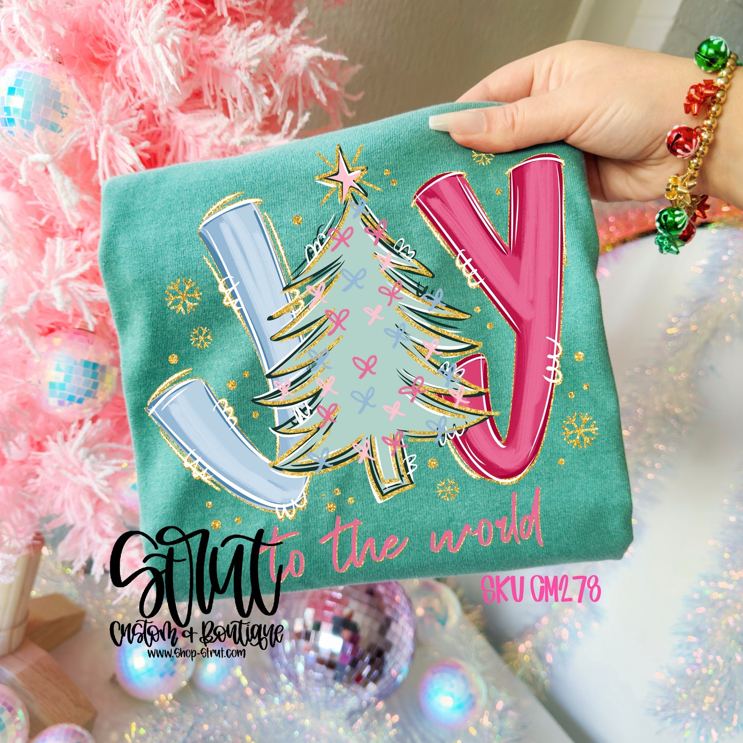 Joy To The World Tee - Comfort Colors