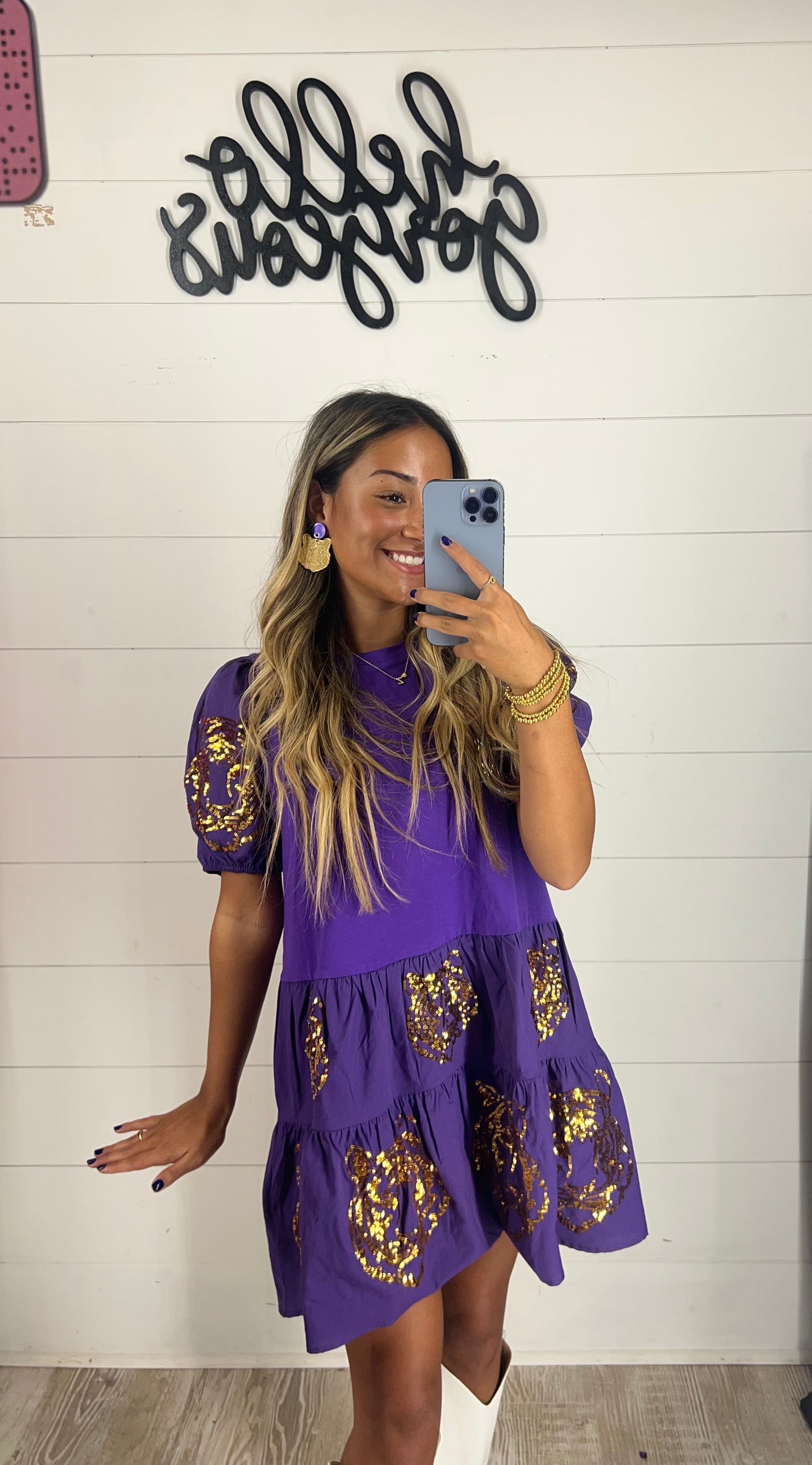 Sequin Tiger Dress