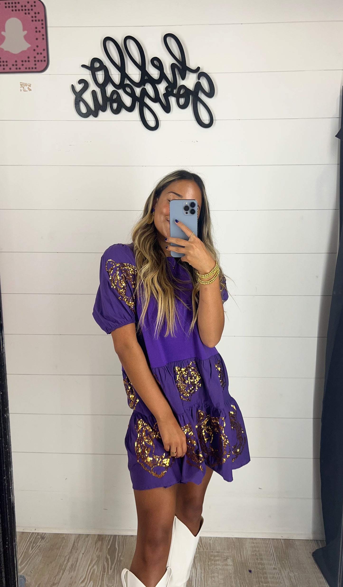 Sequin Tiger Dress