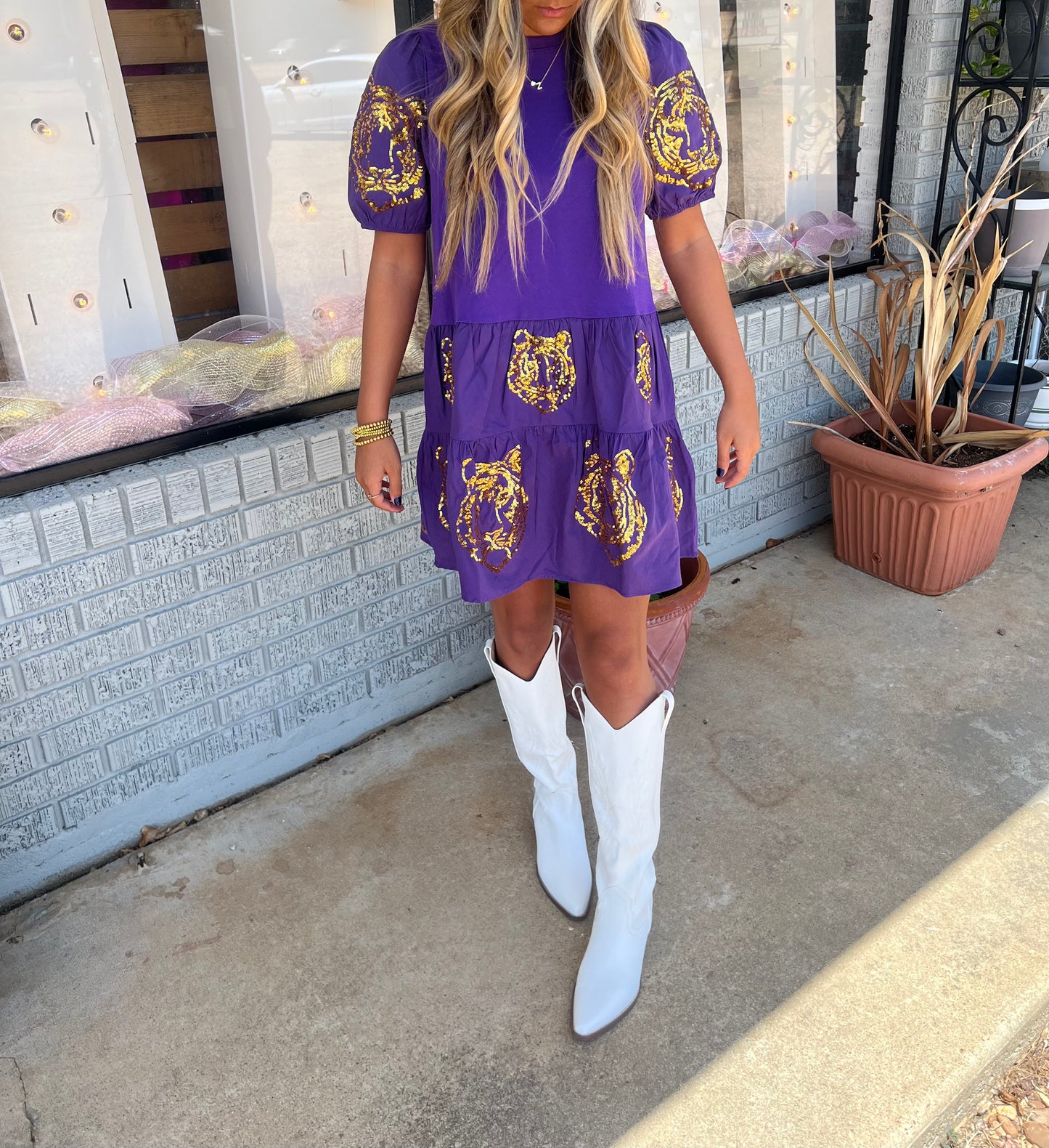 Sequin Tiger Dress