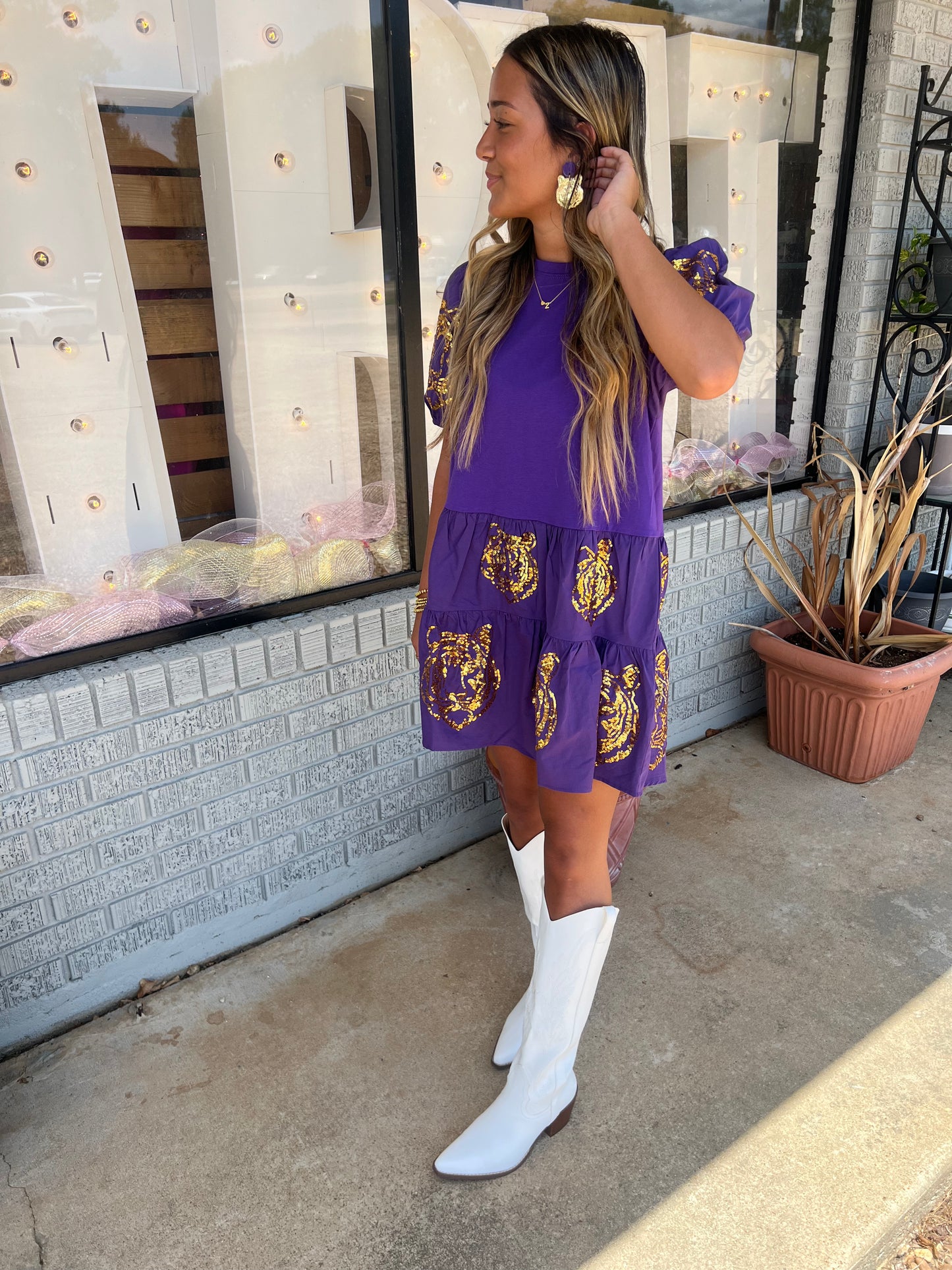 Sequin Tiger Dress