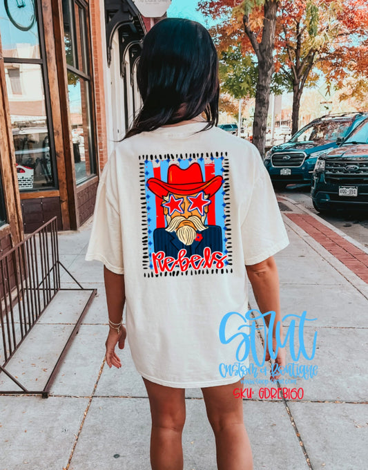 Doodle Frame - Rebels - Front Pocket Area & Back