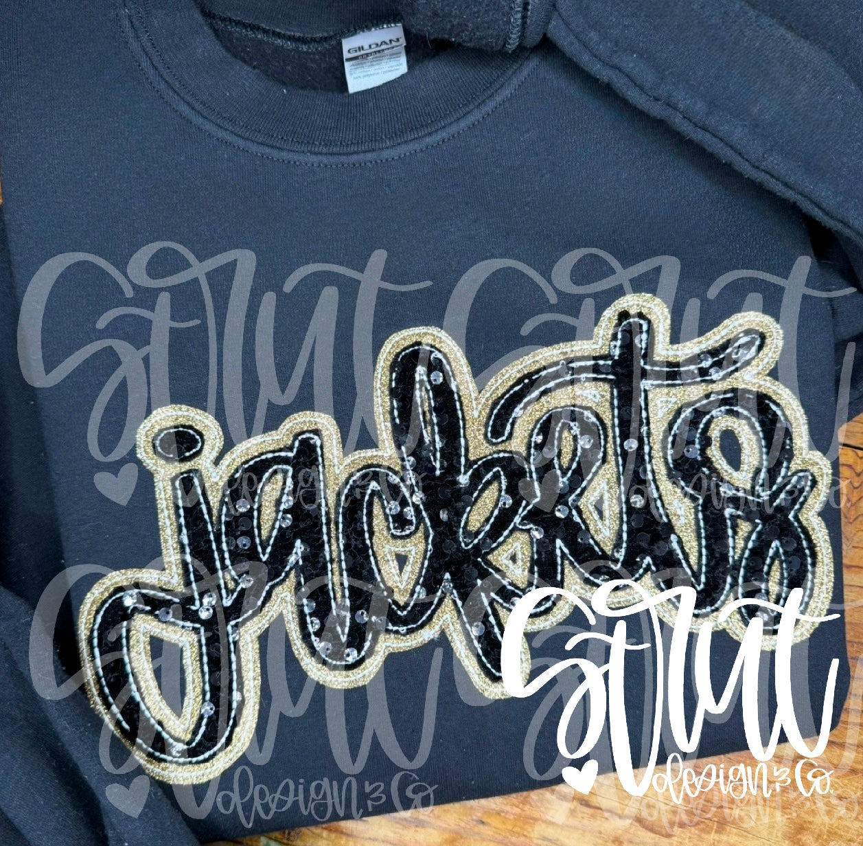 Jackets Double Applique Embroidery Design