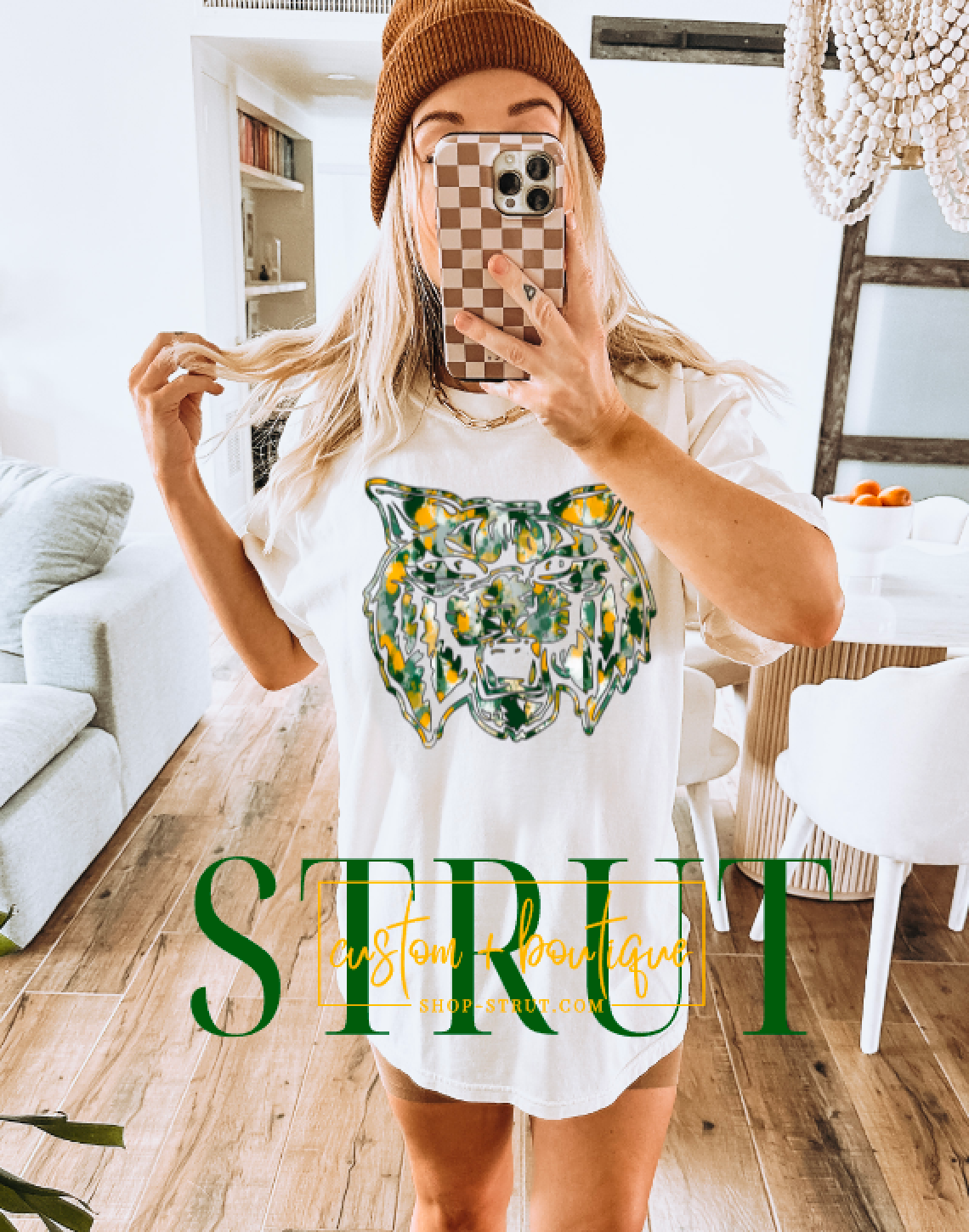 Abstract Wildcat Head - Comfort Colors