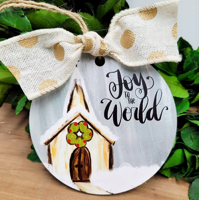Joy To The World Christmas Ornament