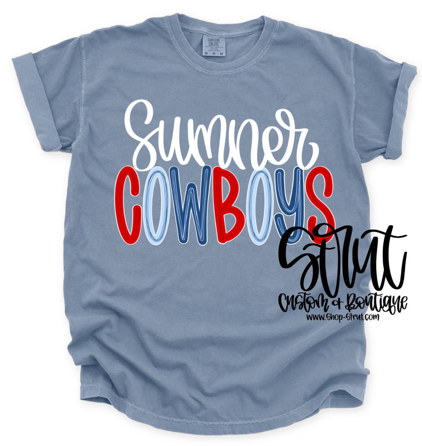 Sketch Sumner Cowboys Tee