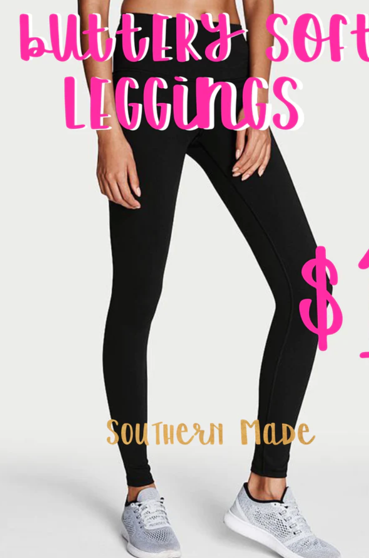 Buttery Soft Highwaisted Leggings ONESIZE
