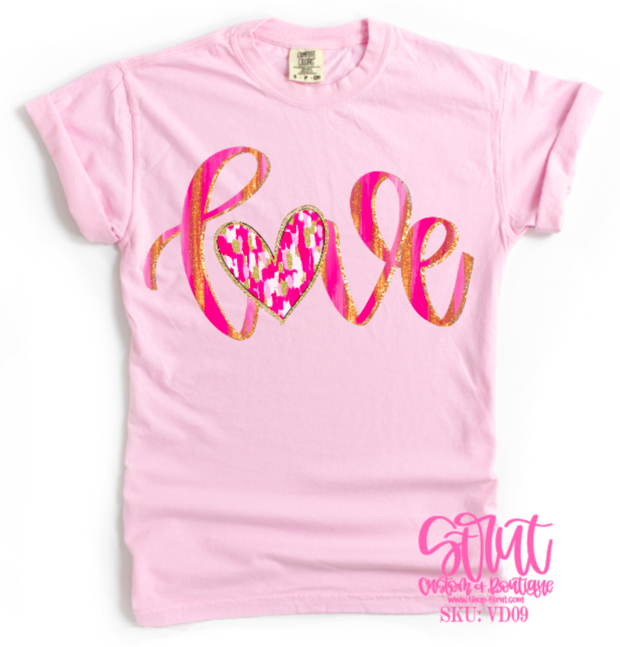 Love Brushstokes - Comfort Color Tee