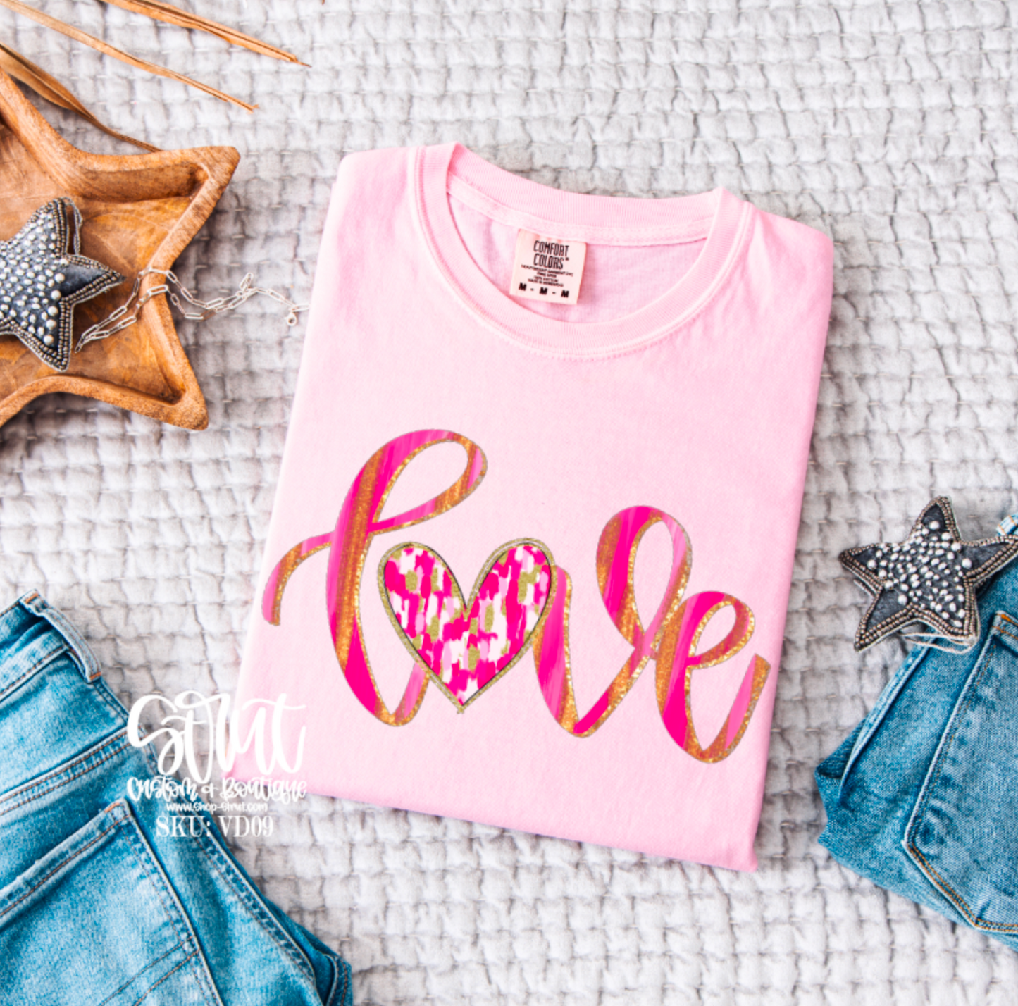 Love Brushstokes - Comfort Color Tee