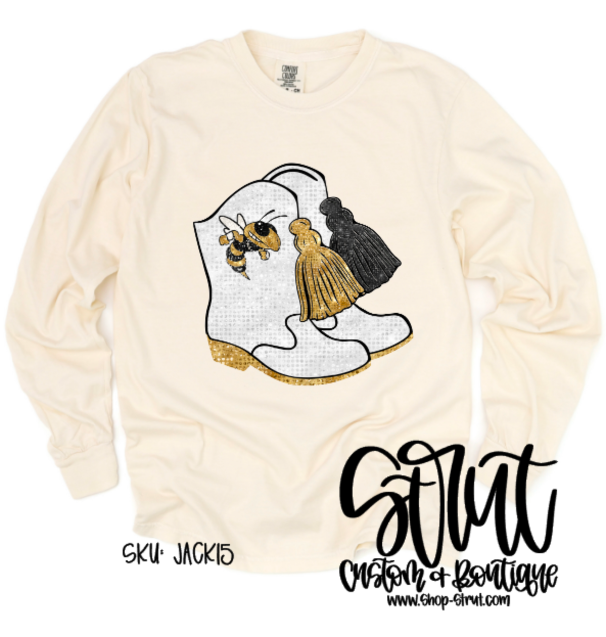 Sequin Jackettes Boots T-Shirt or Long Sleeve