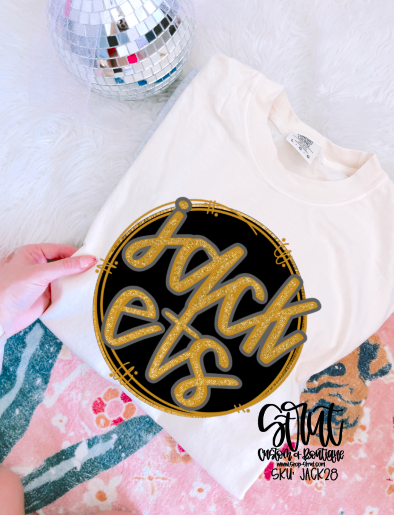 Cursive Circle Jackets T-Shirt or Long Sleeve