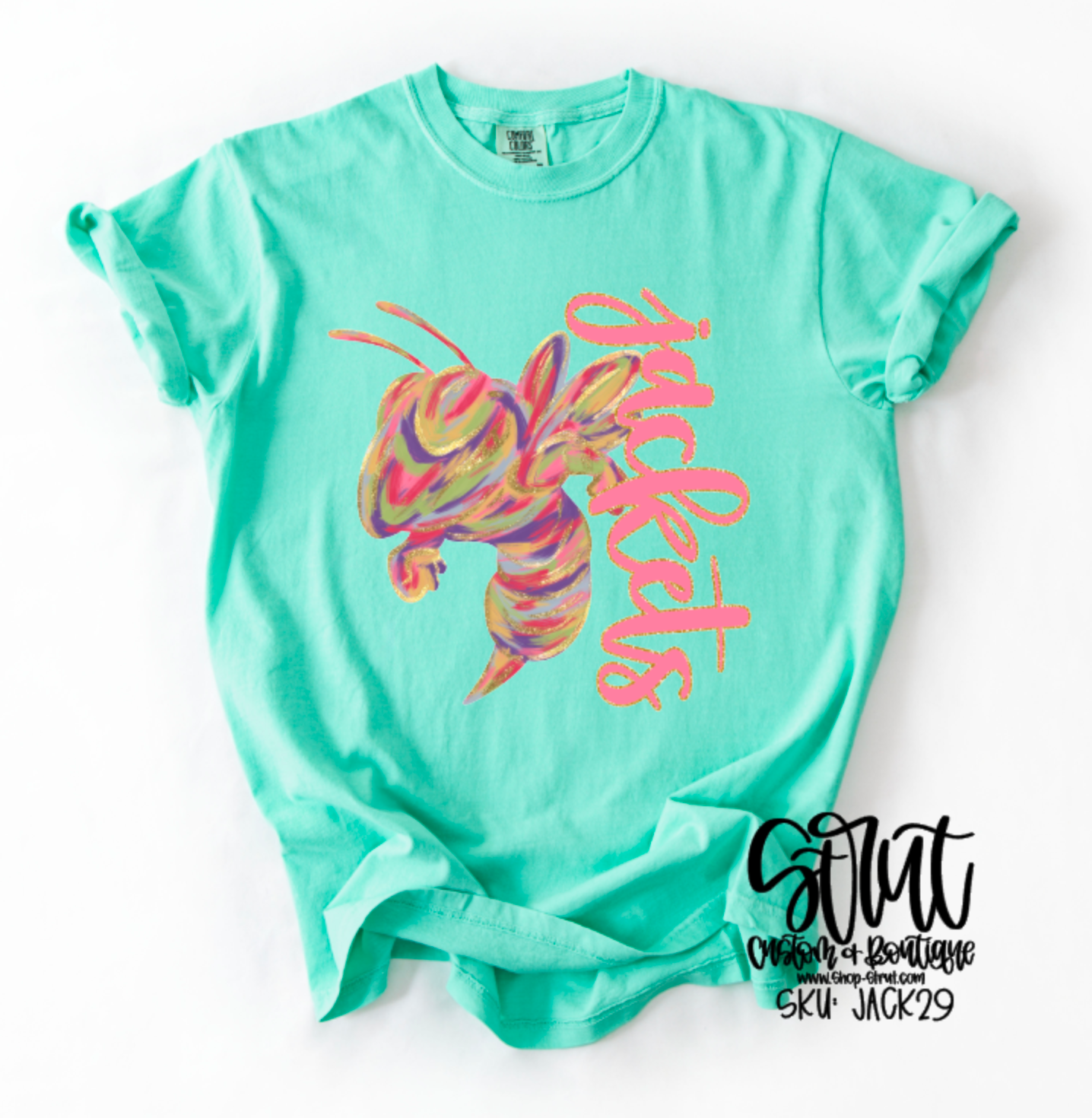 Pink Watercolor Jackets T-Shirt or Long Sleeve