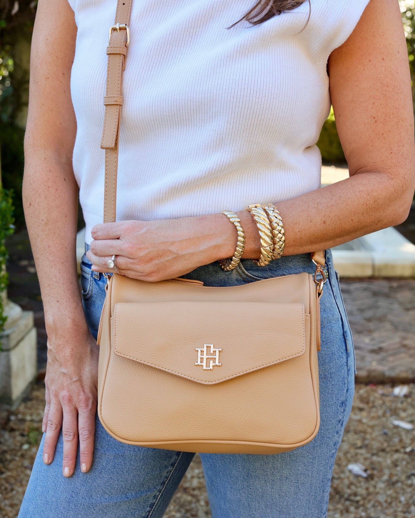 Lainey Crossbody - Tan