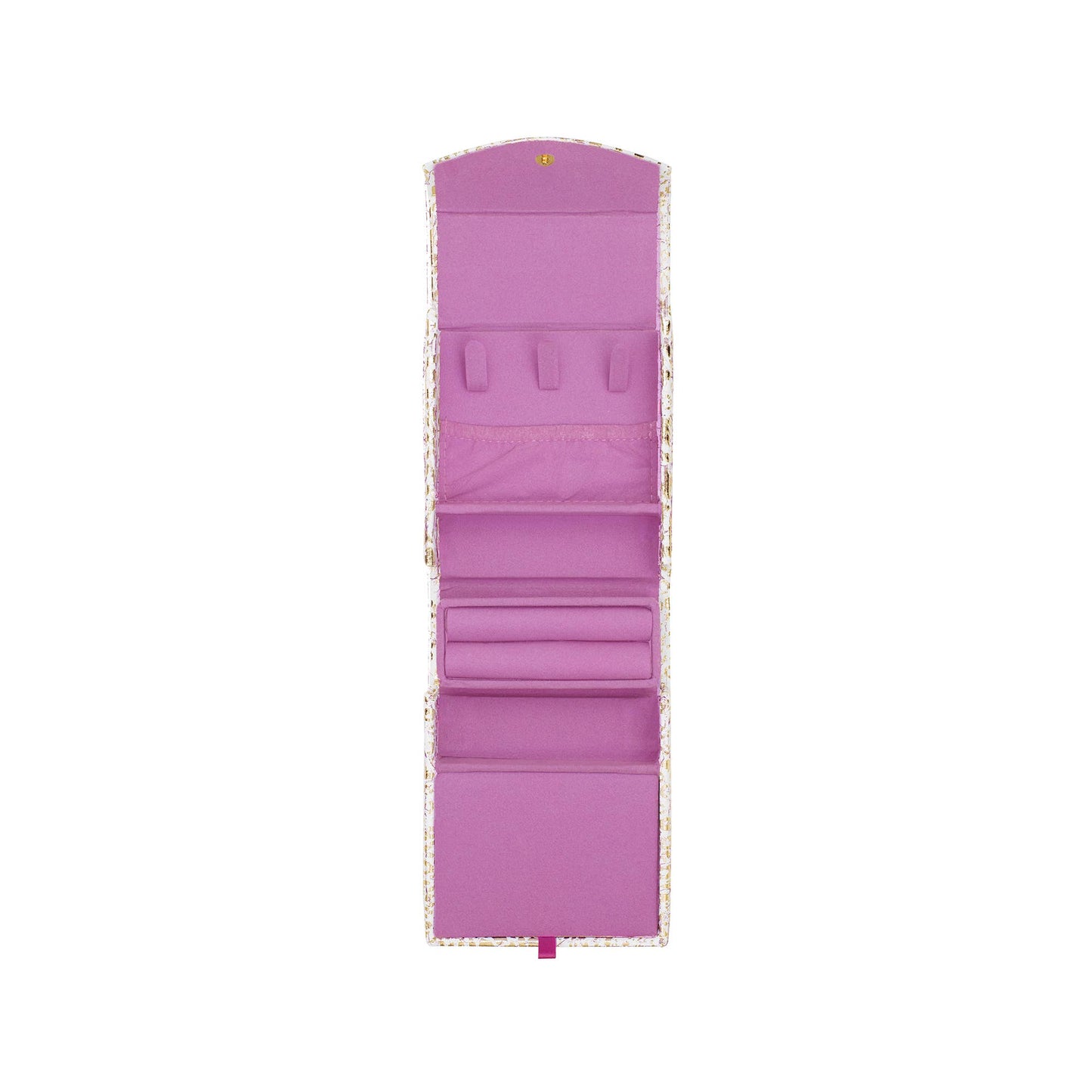 Travel Jewelry Organizer, Gold Pattern Play