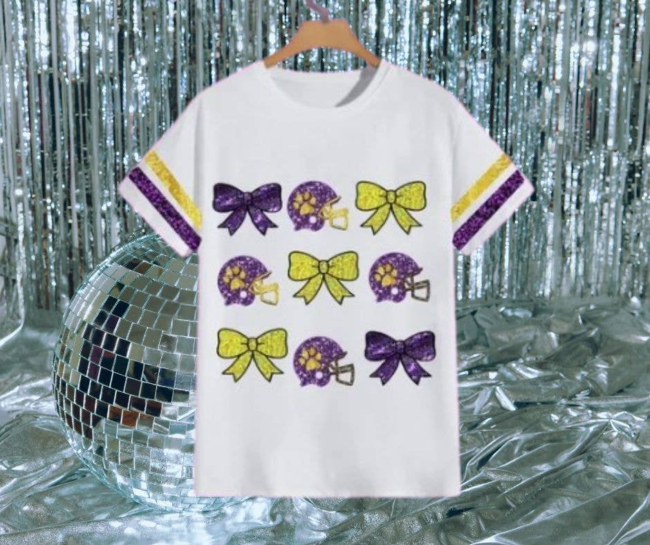 KIDS Bows and Helmets Tee
