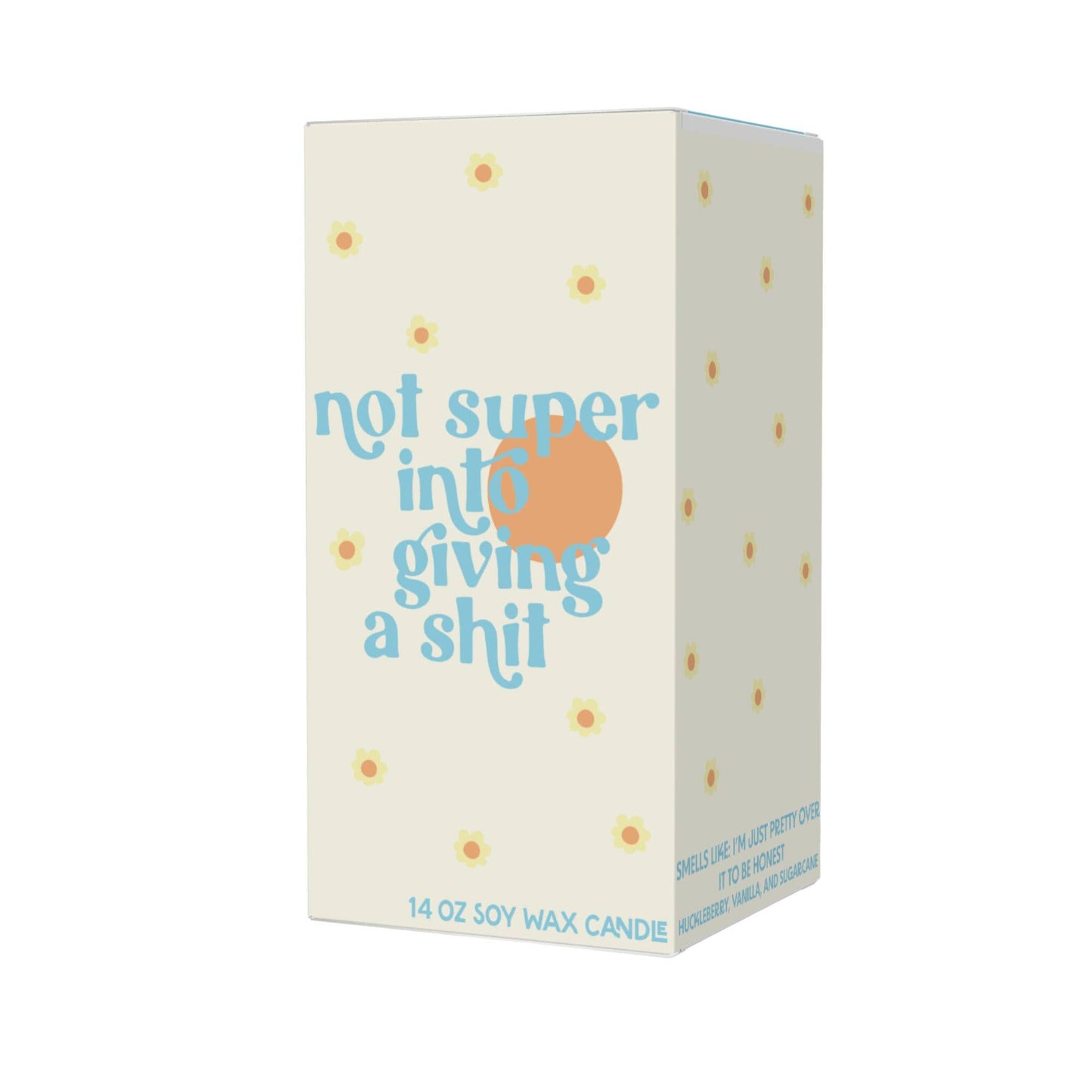 Not Super Into Giving a Shit Candle (funny gift)