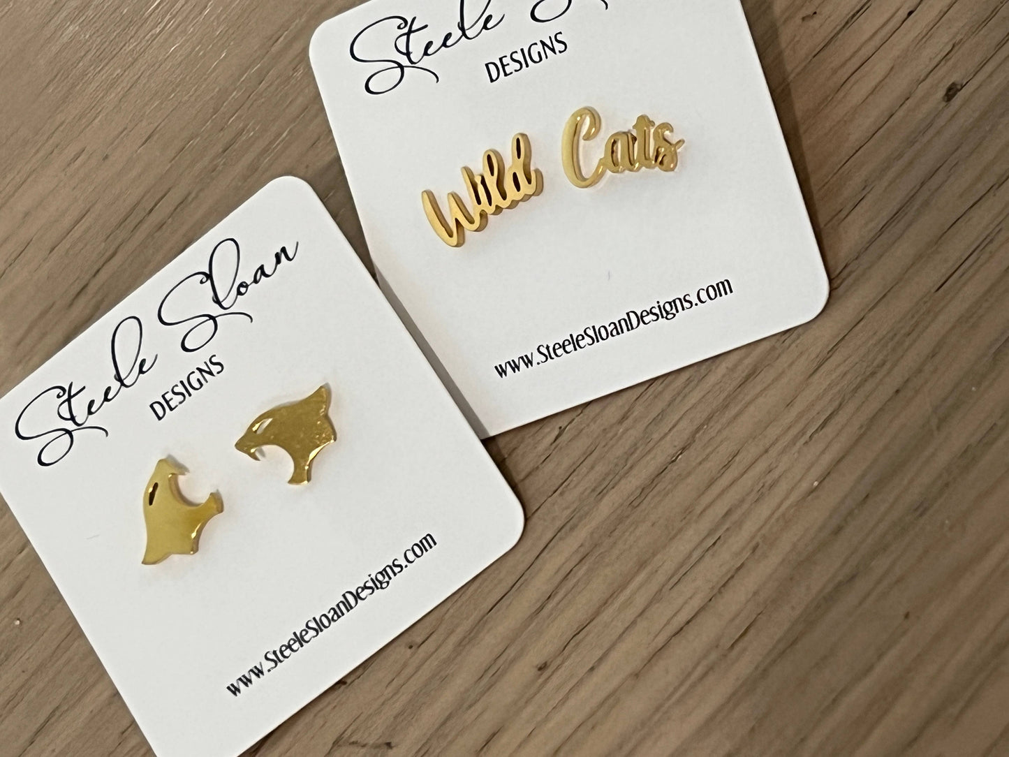 Wildcat Gold Earrings