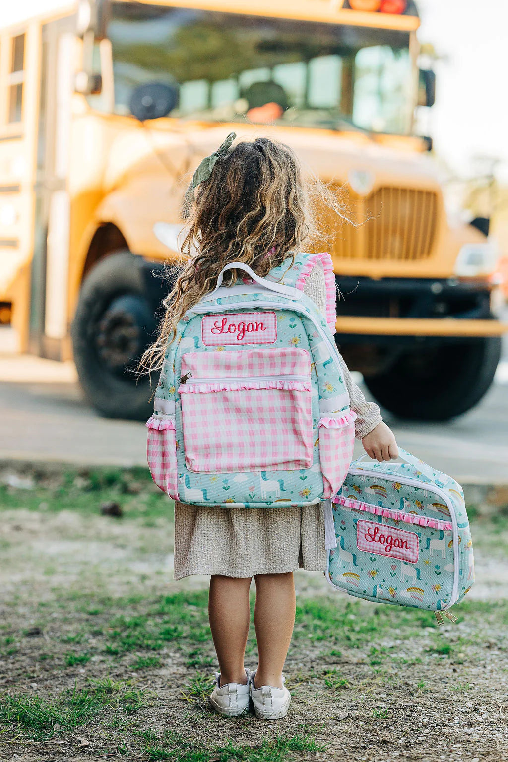 Unicorn Ruffle Backpack