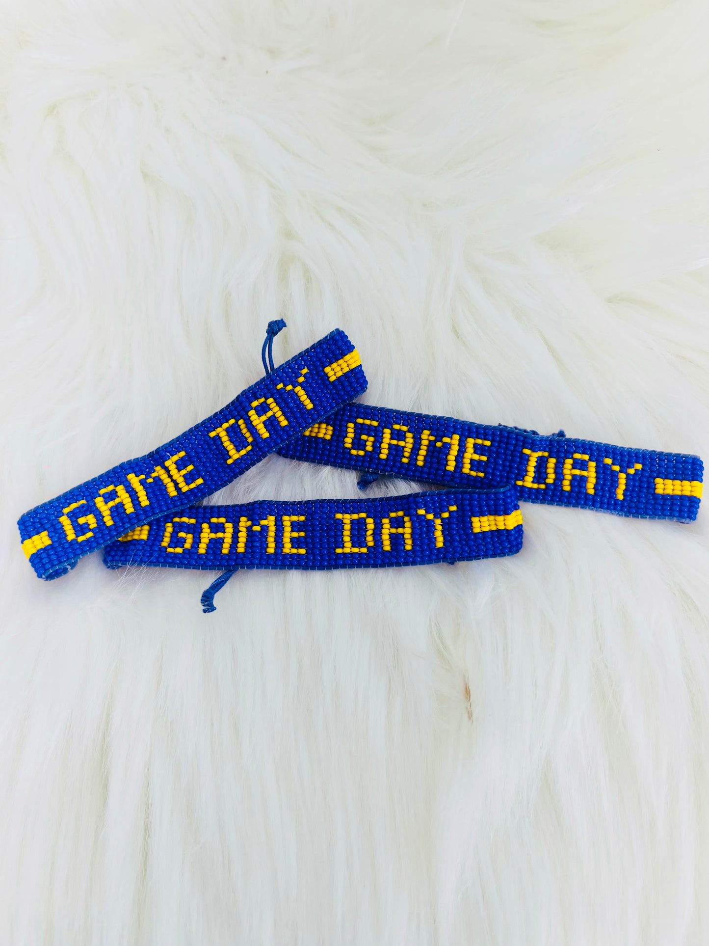 Game Day Beaded Bracelet