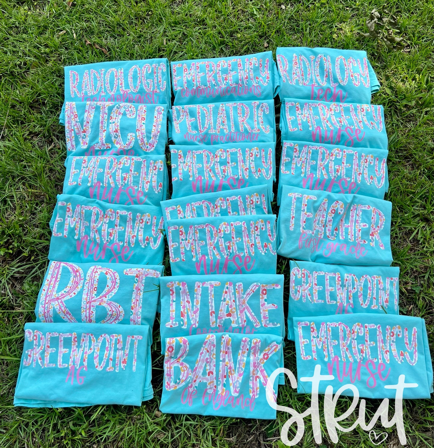 Sketch Handdrawn Letters Tee - Spring Leopard