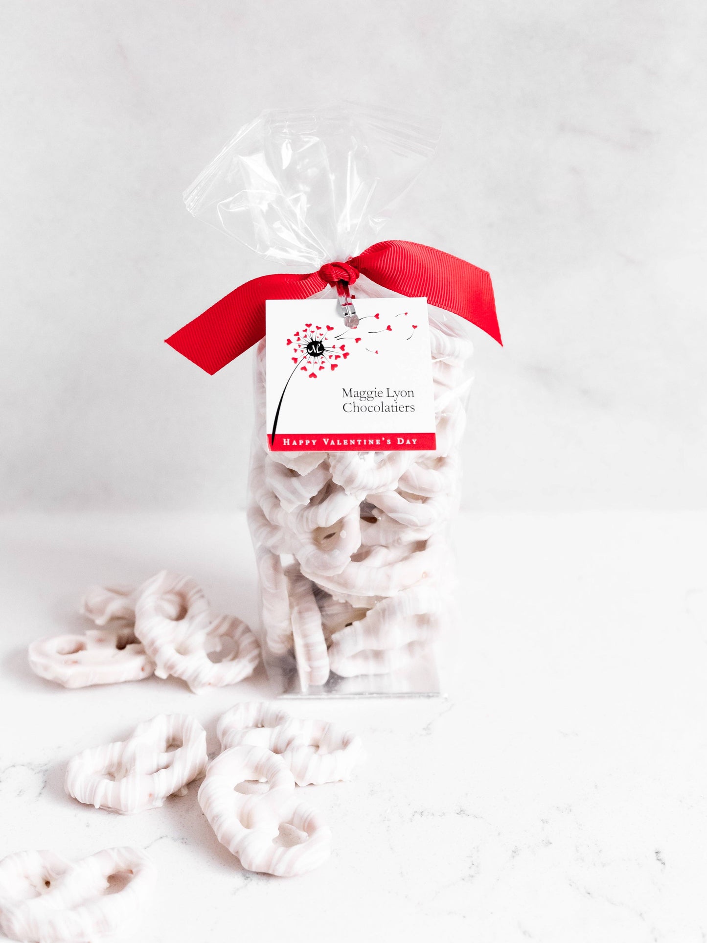 Valentine's 5oz White Chocolate Mini Pretzels